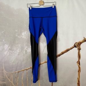 Yoga Democracy Yoga Legging Blue Black Color block Small